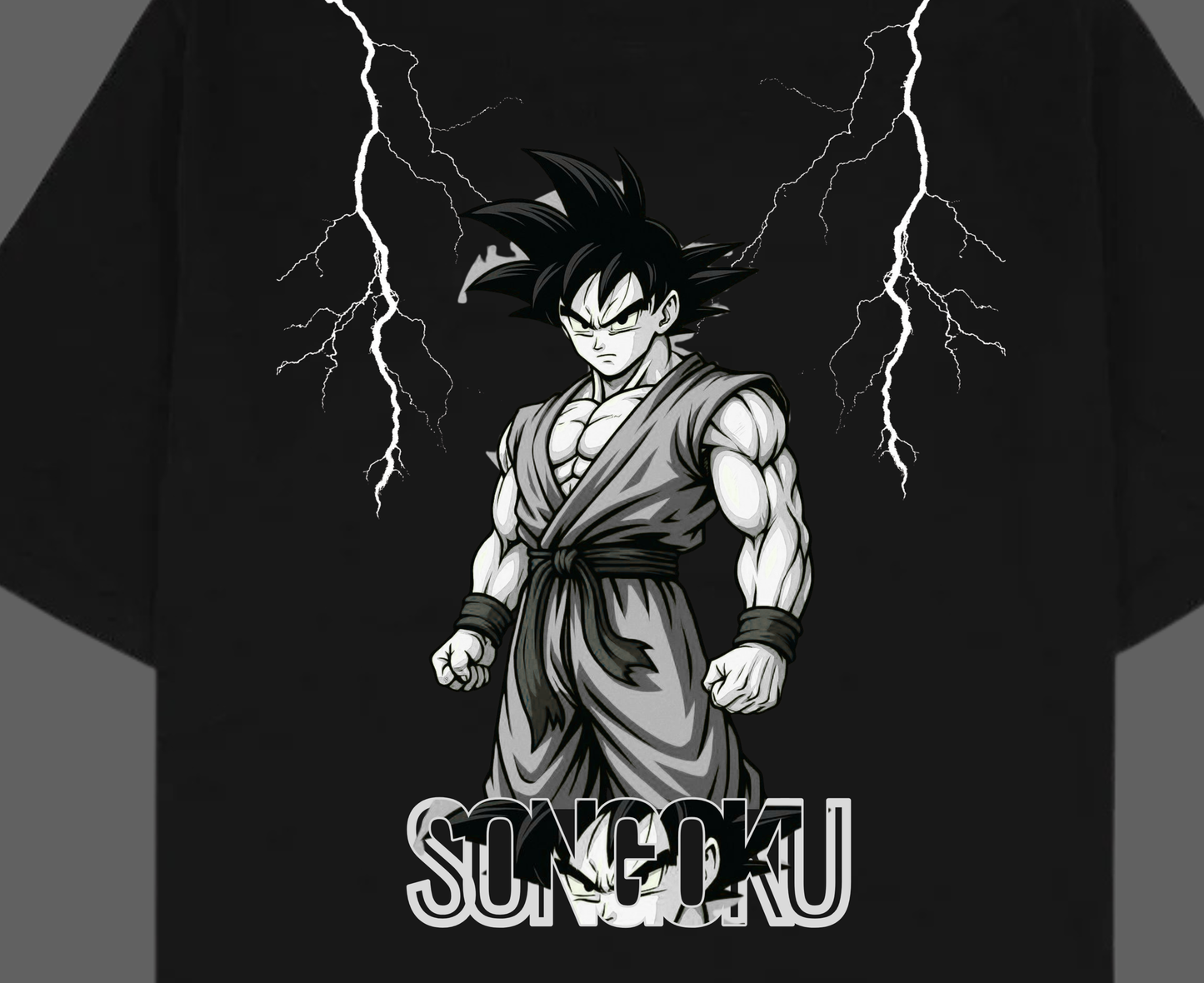 Son Goku Back-Print Oversized Tee