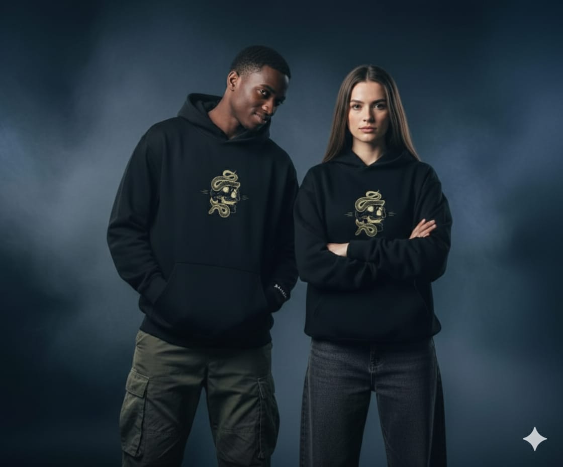 BABACOOL SKULL  PREMIUM HOODIE