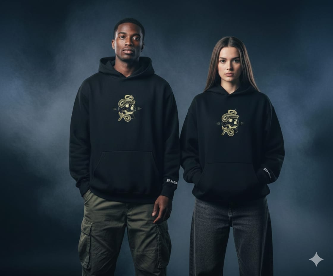 BABACOOL SKULL  PREMIUM HOODIE