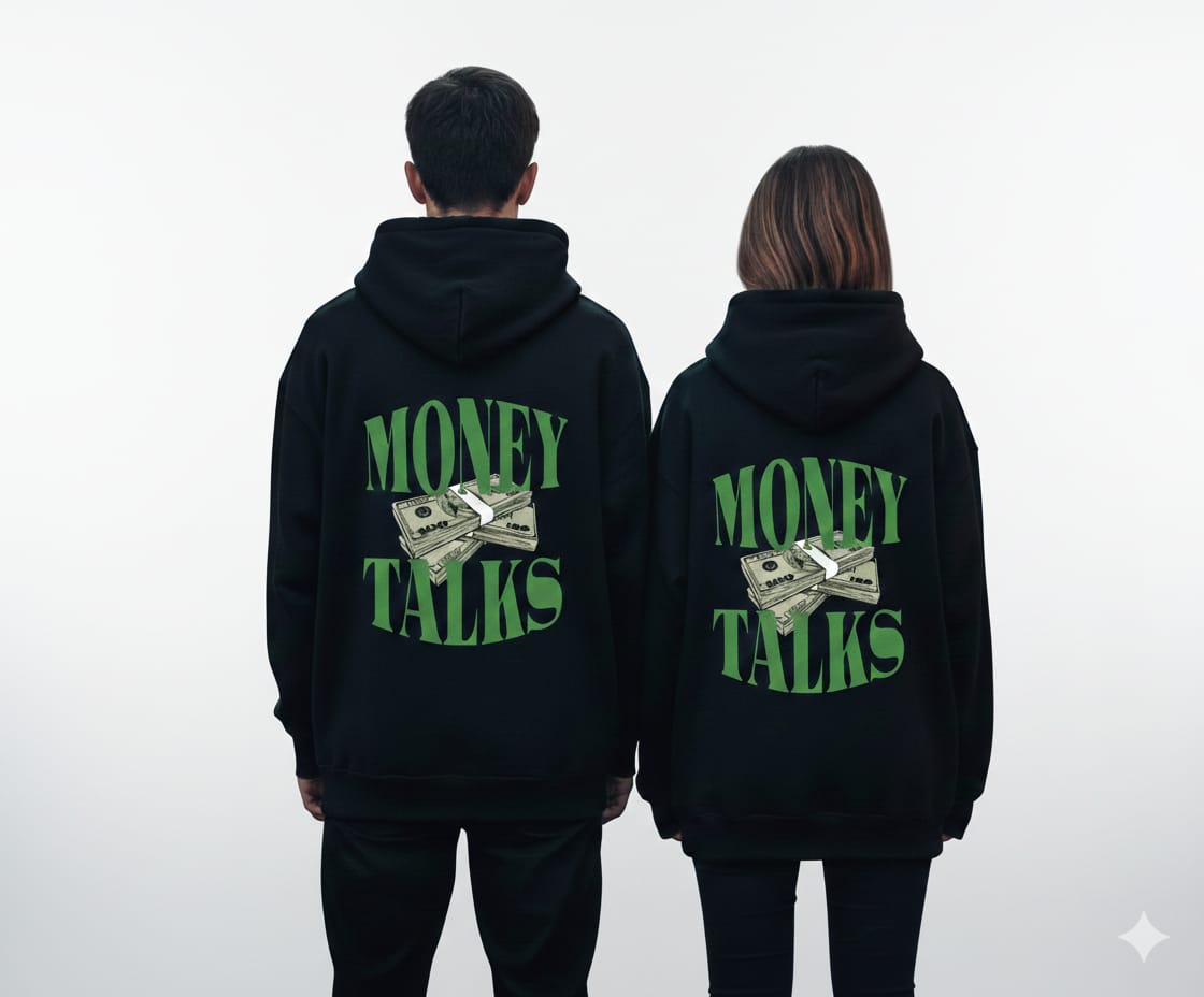 BABACOOL MONEY GRAPHIC PREMIUM  HOODIE