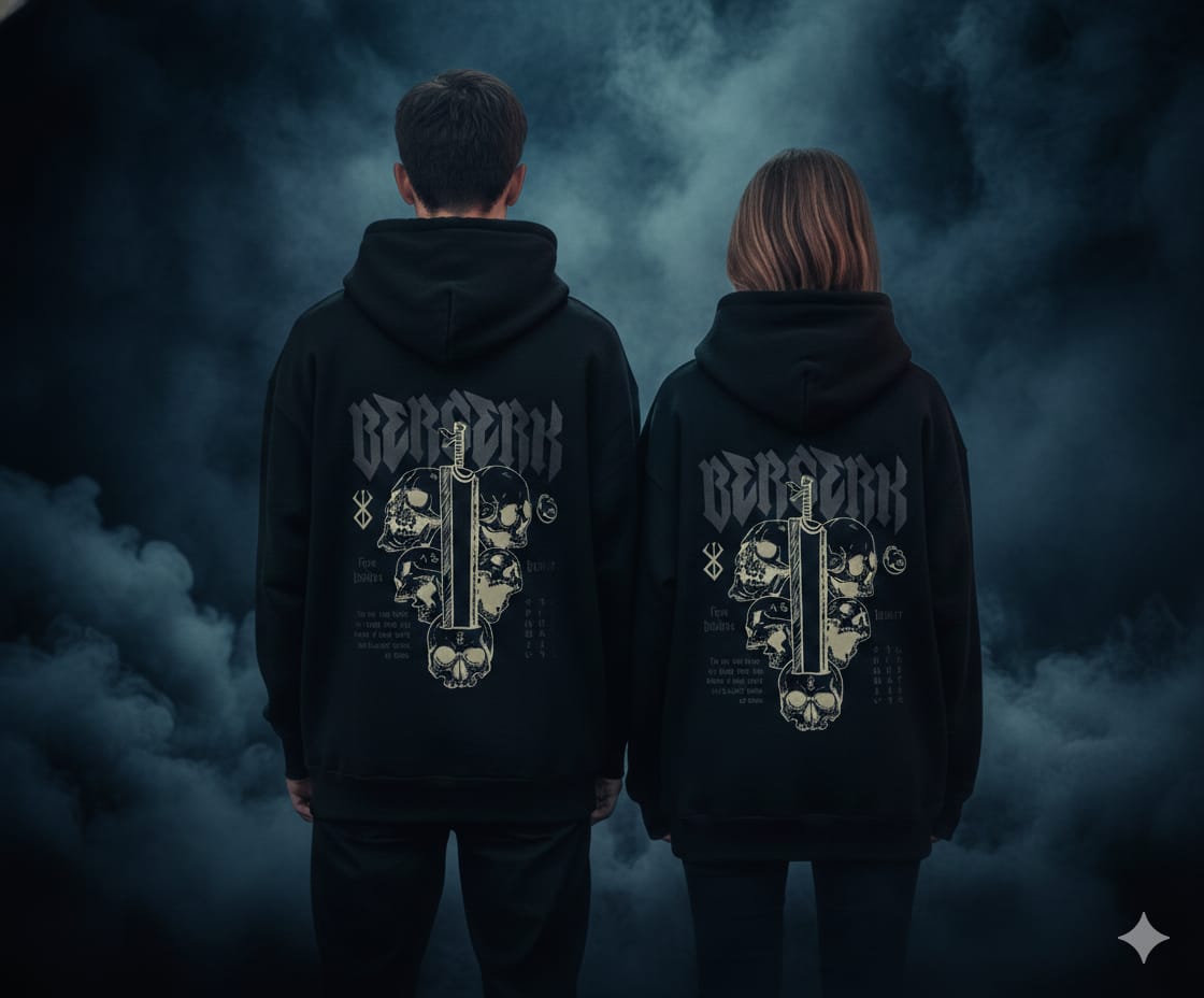 BABACOOL SKULL  PREMIUM HOODIE