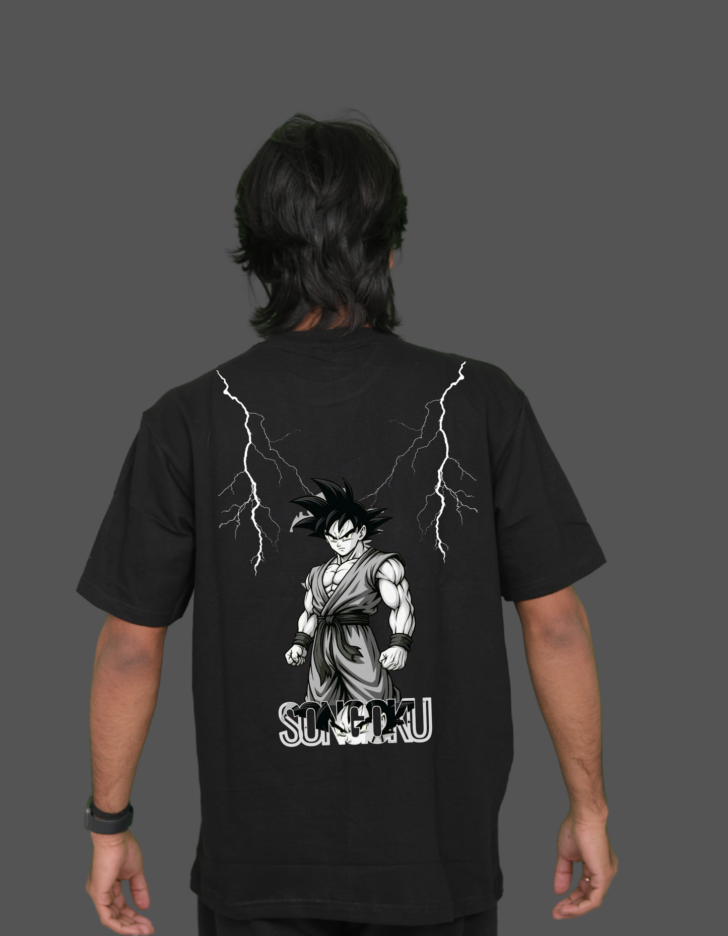 Son Goku Back-Print Oversized Tee