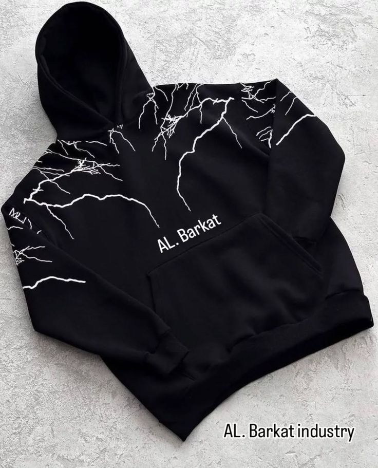 Thunder Puff Print HOODIE