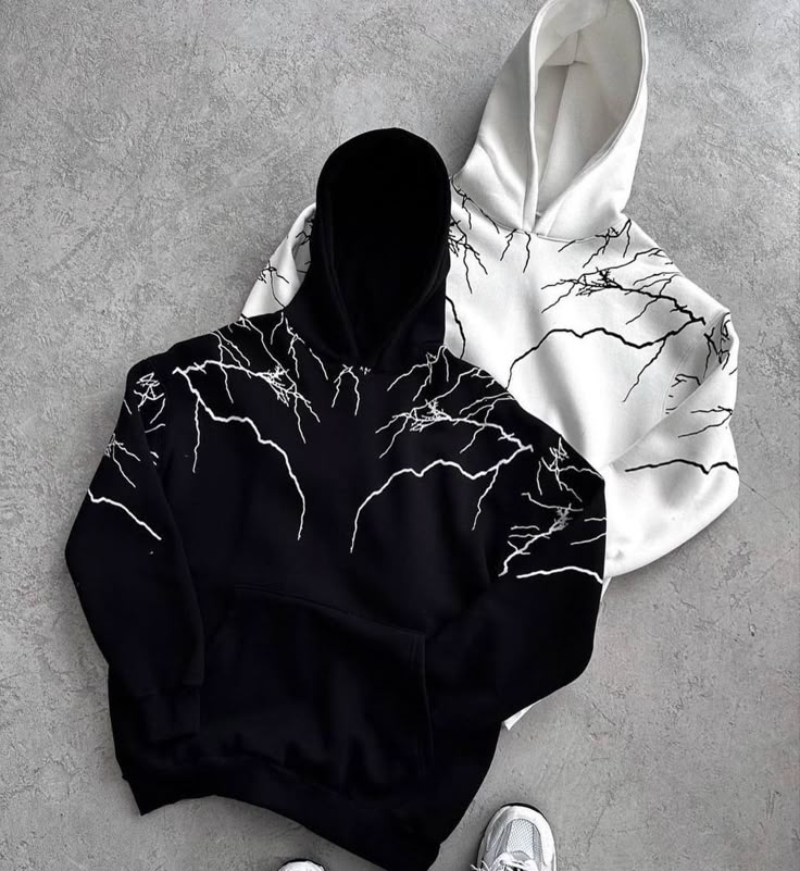 Thunder Puff Print HOODIE