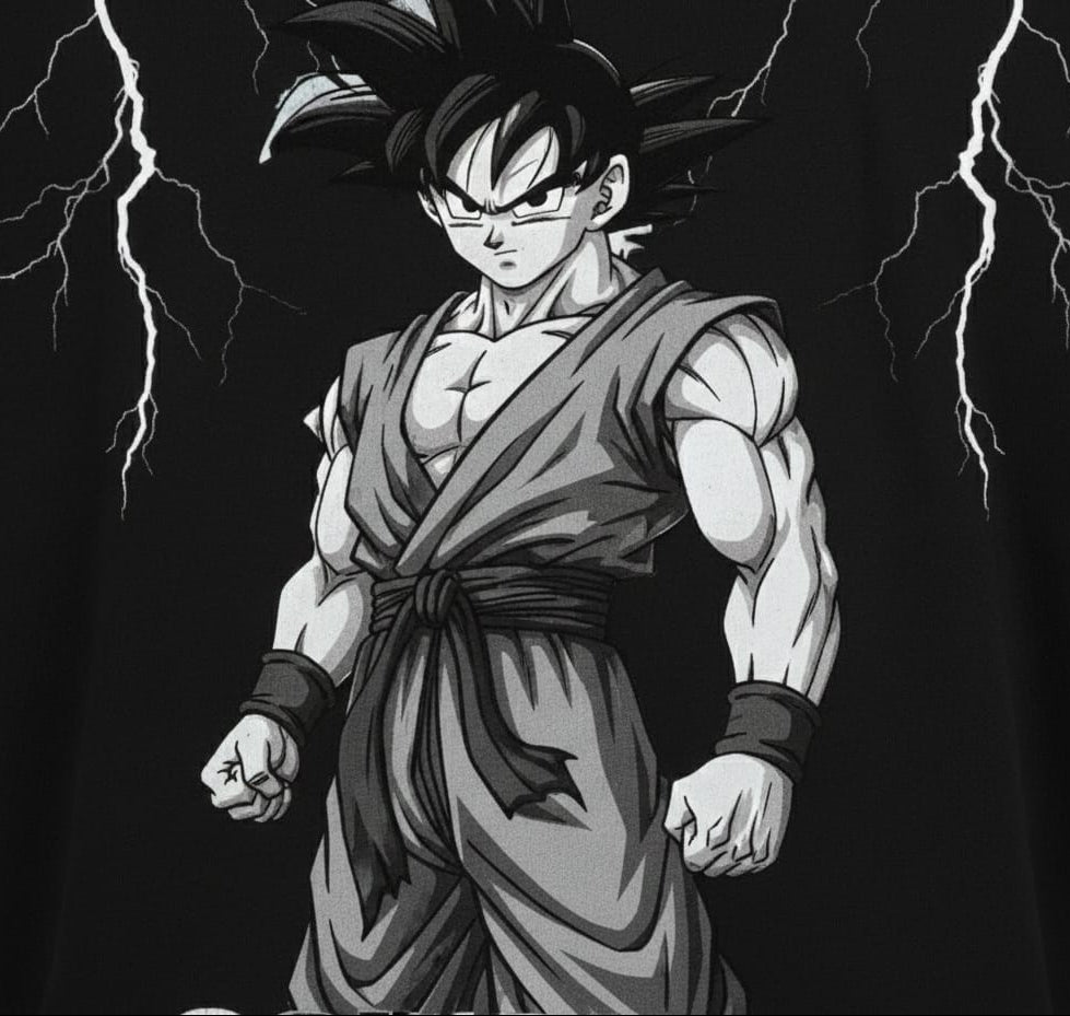 Son Goku Back-Print Oversized Tee